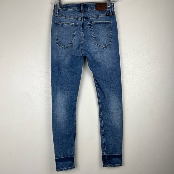Lucky Brand Sasha Super Skinny Jeans Mid Rise Distressed Womens Size 4/27 - Picture 5 of 12